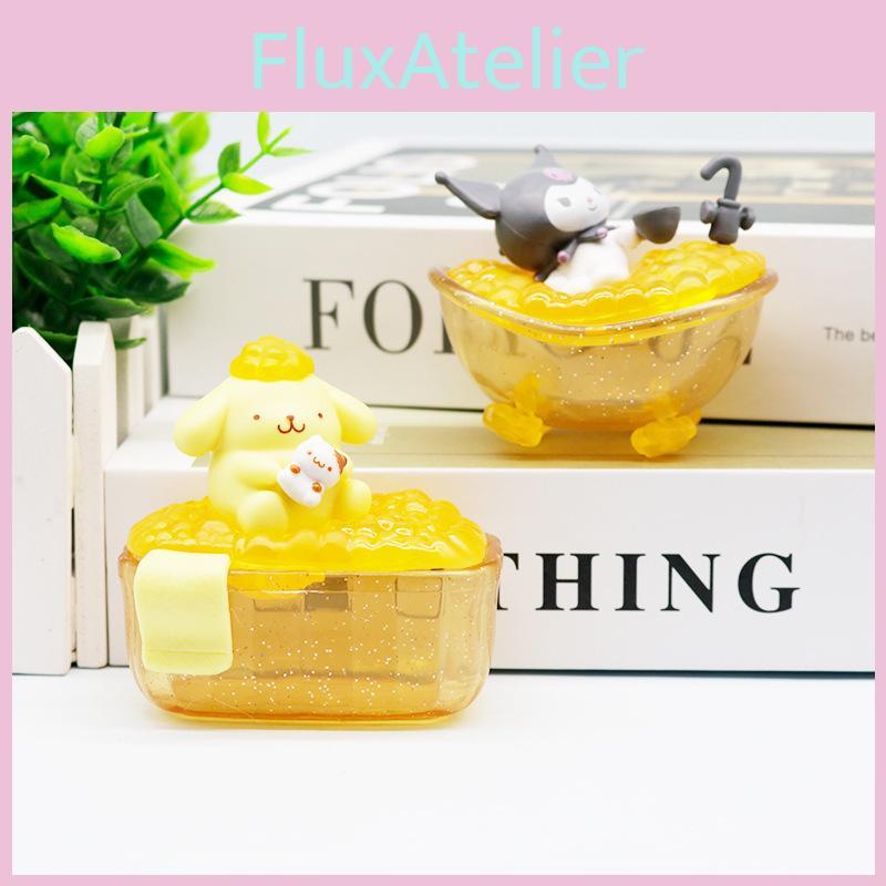 Hello Kitty Kuromi Cinnamoroll My Melody Bathtub Bath Series Model For Kids And Collectors