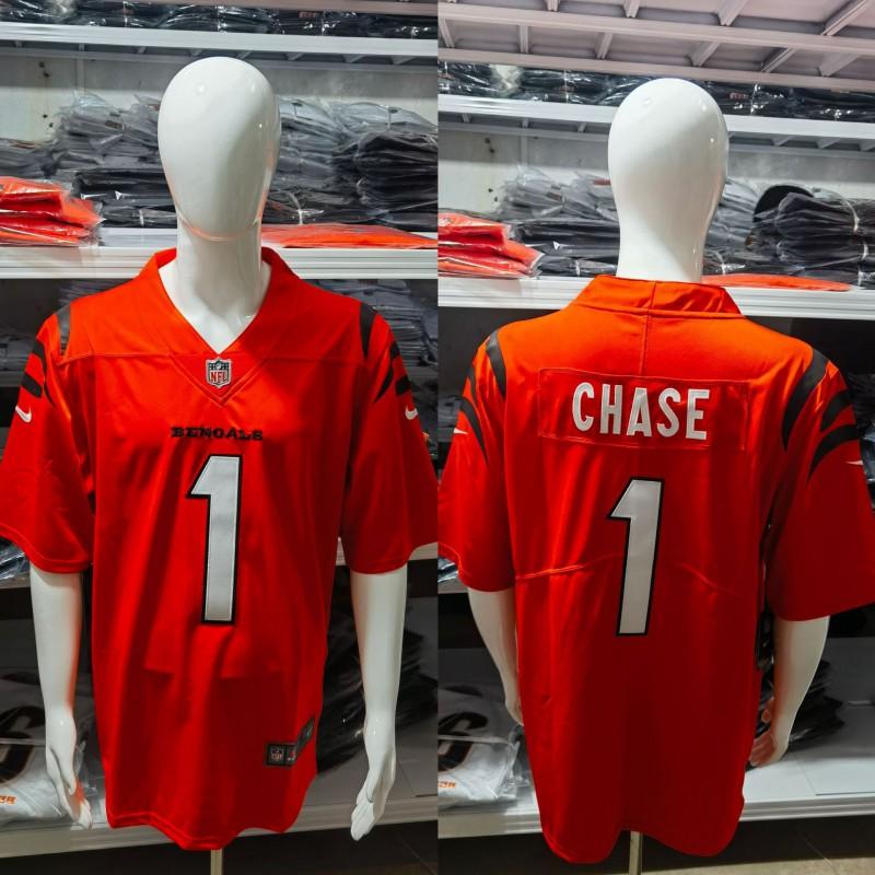 Camiseta de Fútbol Americano Bordada Oversize para Hombre Equipo Tigers Raiders Ropa Deportiva Corte Holgado Mezcla de Algodón