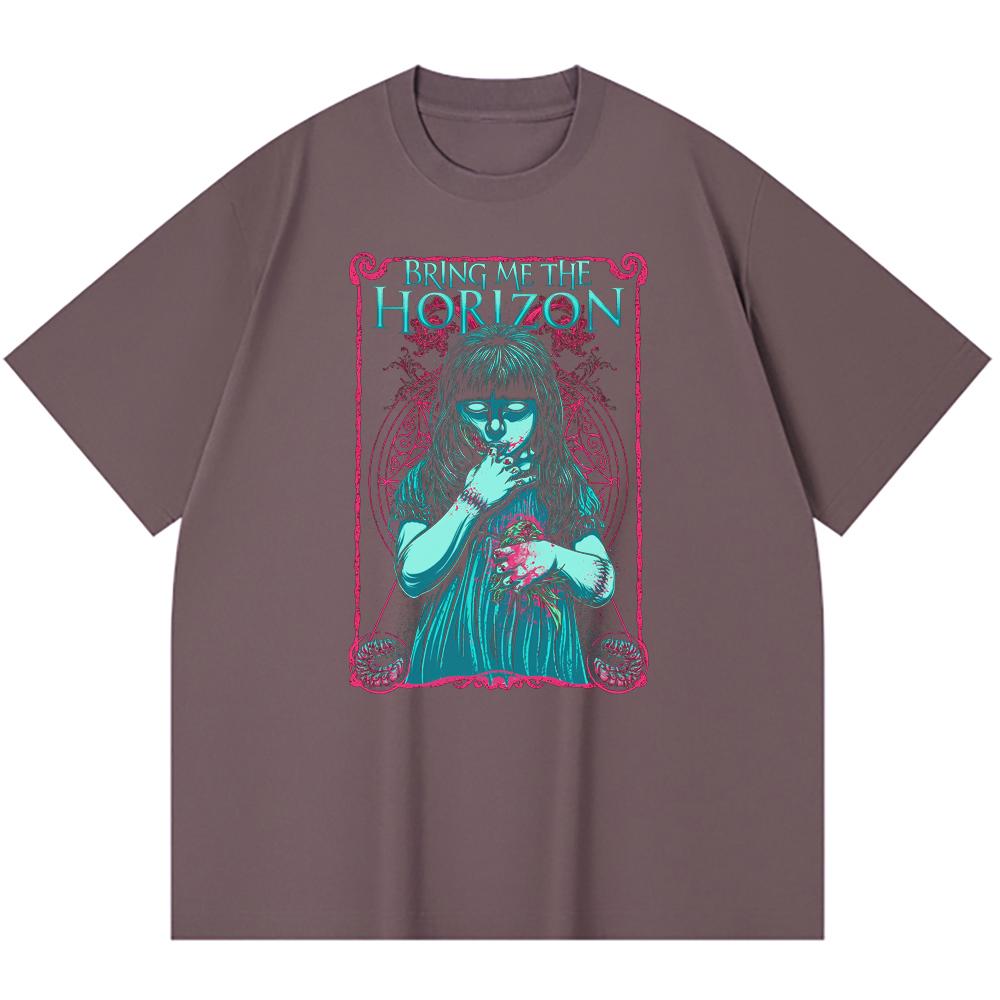 230 g/m² 100% Bavlna T-shirt Heavy Metal Rocková Kapela Tisk Populární Hudby Unisex Těžký Bavlněný T-shirt