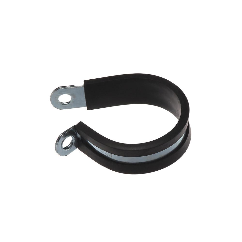 10Pcs Rubber Lined P Clips Wiring Hose Clamp Pipe Cable Mounting Fix Fasteners Hardware Electrical Fittings 6-50mm
