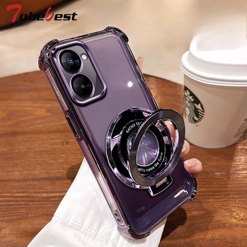 

Clear Shockproof Plating Case For Xiaomi Redmi A5 A3 A1 Turbo 4 3 Pro fundas For Magsafe Magnetic Stand Holder Cover Redmi Turbo 3 Pro