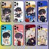 L-Love and Deepspace Phone Case For iPhone 16,15,14,13,12,11,Pro,X,XS,Max,XR,Plus,Mini Soft Black Cover