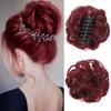 Elegant Claw Clip Hair Bun for Women - Synthetic Wavy Curly Updo Chignon Ponytail Extension, Tousled Hairpieces Suitable for All
