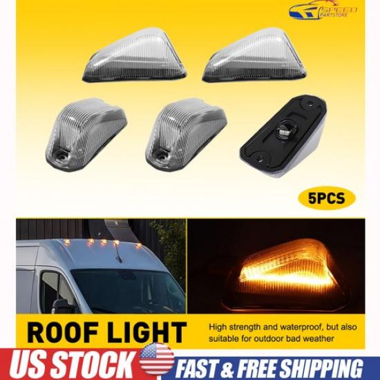 Для Dodge RAM Promaster 1500 2500 3500 2014- Передний светодиодный желтый габаритный огонь на крыше кабины