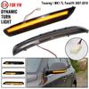 2 Stücke Dynamische Lenkung Signal Led Licht Rückspiegel Anzeige Flash Für VW Volkswagen Touareg I MK1 7L Facelift 2007-2011