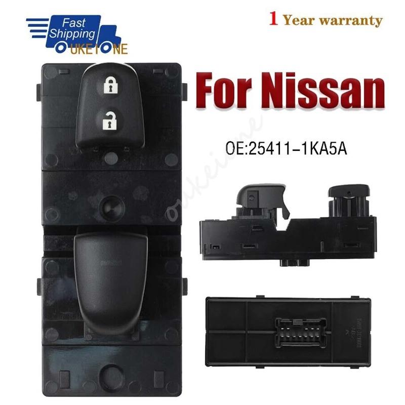 

25411-1KA5A For Nissan Rogue Sentra 2011 2012 2013 2014 2015 2016 2017 2018 Front Right Power Window Door Control Switch
