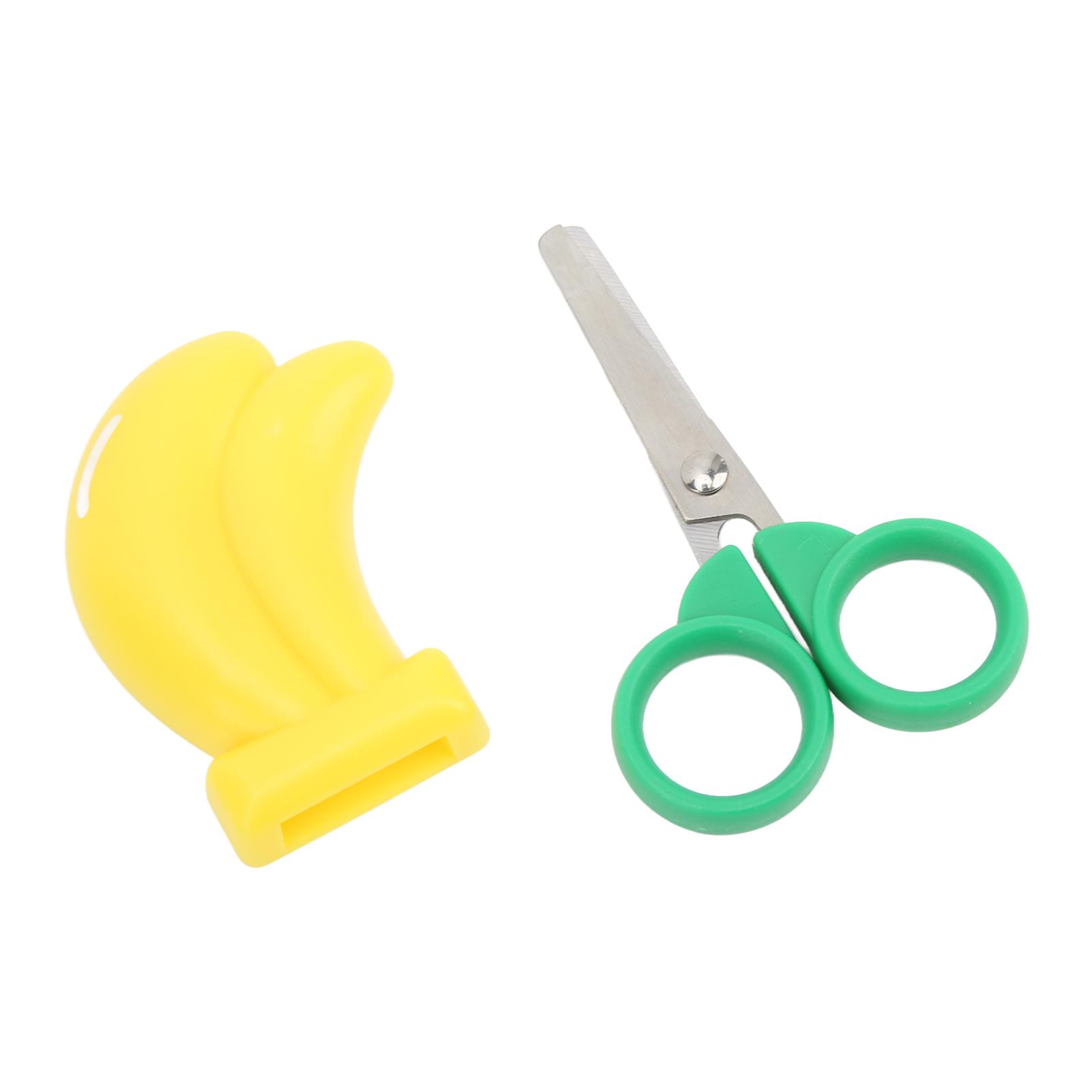 

Бумага Ножницы Милые Мультяшные Ножницы в Форме Банана с Мягкими Ручками с Магнитом для Студентов Детей для Дома