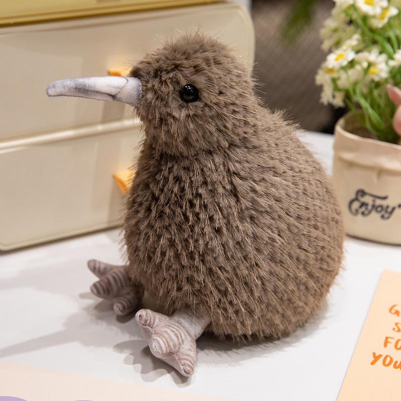 Zoo Souvenir Gift Plush Bird Toys - Swan Ostrich Pelican Stuffed Animals, Realistic Cute Animal Dolls for Kids