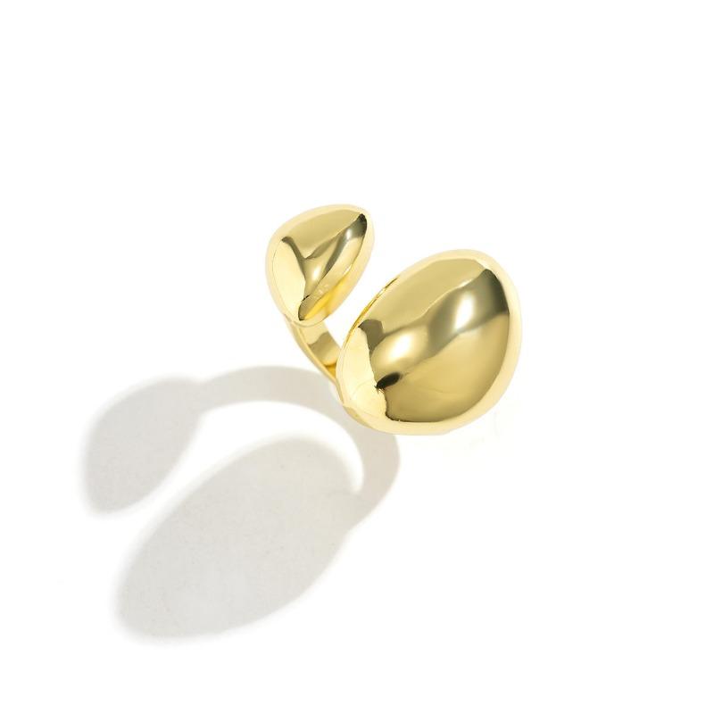 

2024 модные глянцевые металлические кольца для женщин и девочек, простые круглые женские кольца с геометрическим рисунком в стиле барокко, модные украшения