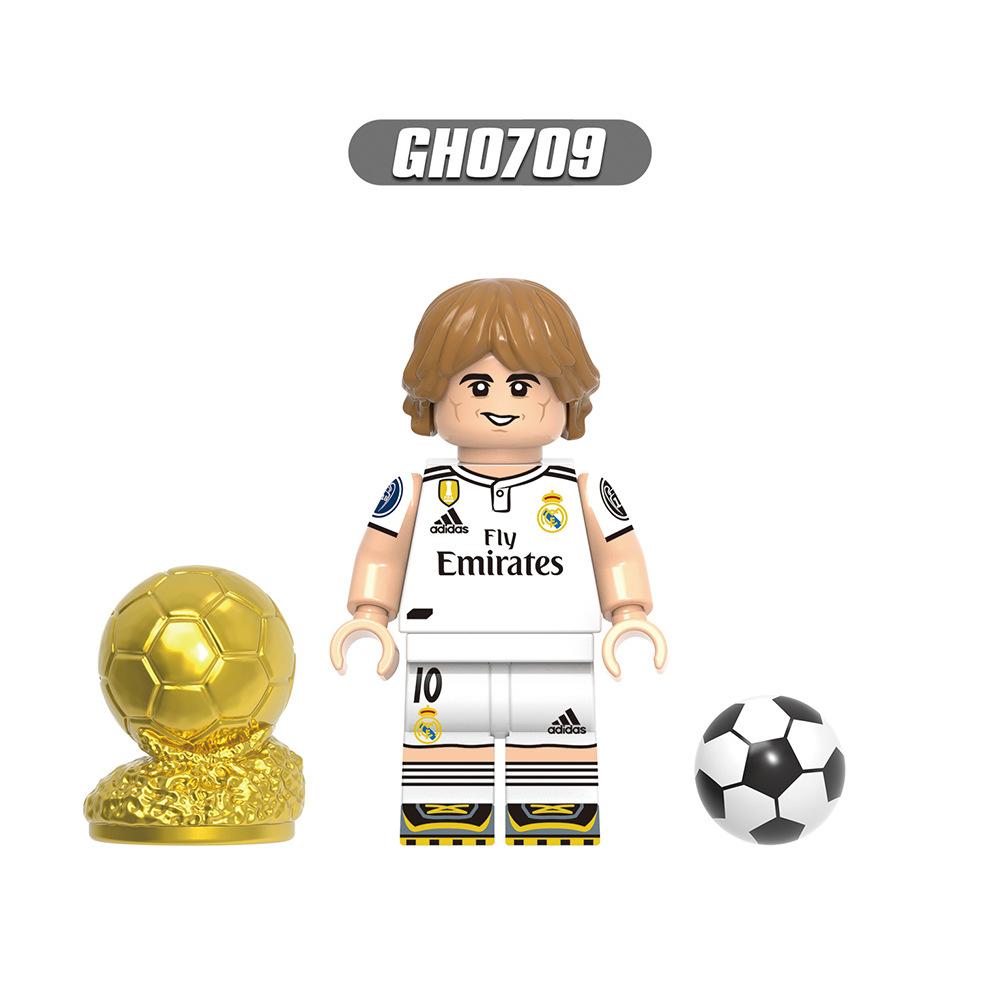 G0191 Building Blocks Mini Action Toy Figures Assemble Bricks Football Players Gifts For Children Kids