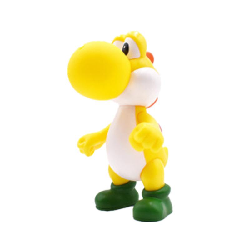 Super Mario Luigi Peach Bowser Yoshi Wario Action Figure Anime Model Toys Cartoon Doll Birthday Gift for Children Kids