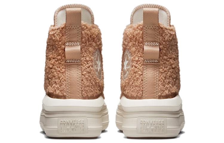 Chuck Taylor All Star Wmns Converse Move Platform High 'Sherpa - Champagne Tan' A04259C