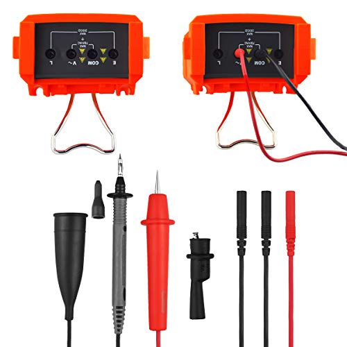 BTMETER BT-6688B Digital Insulation Resistance Meter, 5000V Test Voltage, 750V AC Max, 200G Ohm Insulation Resistance Meter with High Voltage Indicato