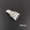 Used 18mm Watch Deployment Clasp Buckle Silver [Compatible With] Tudor