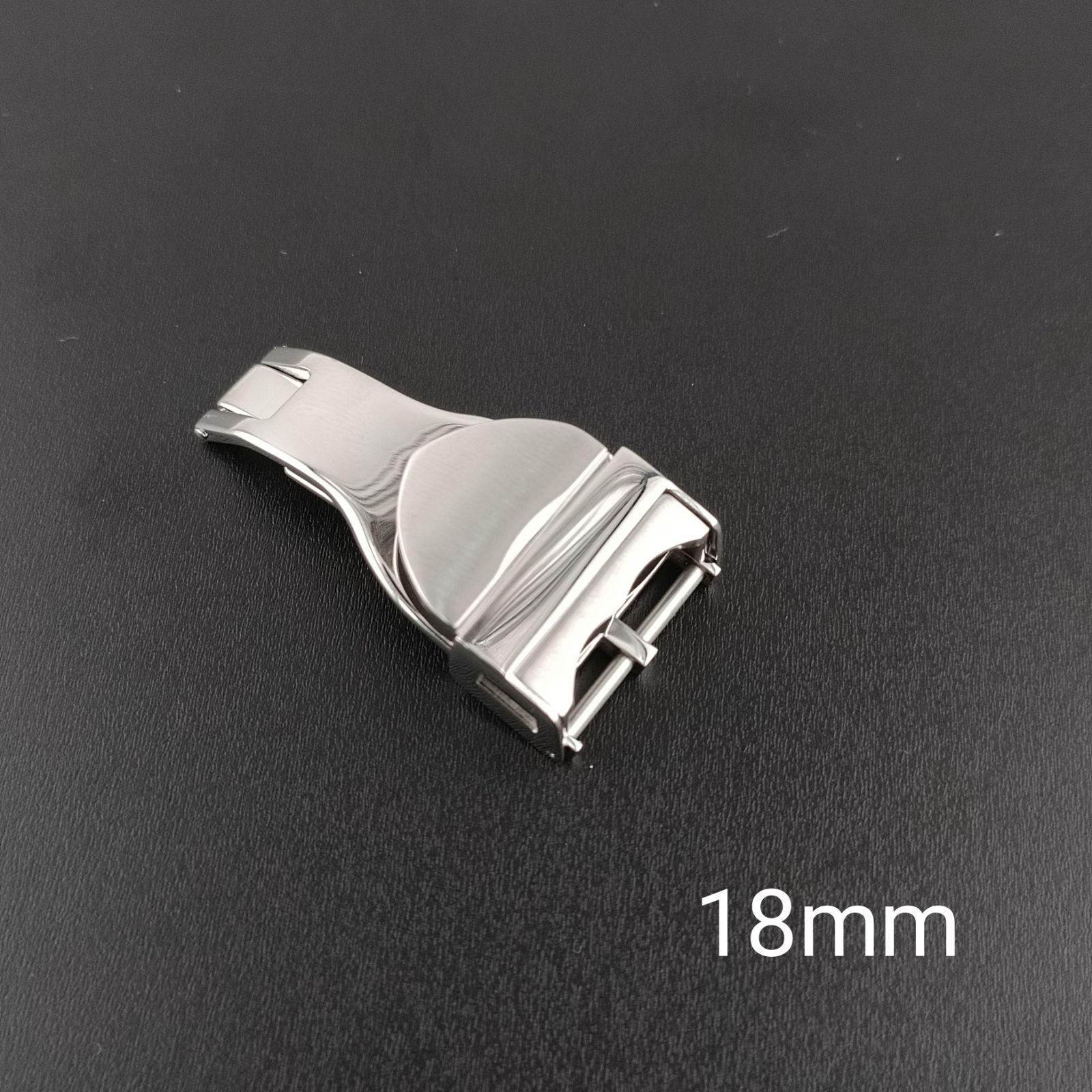 Used 18mm watch D buckle clasp silver [compatible] TUDOR TUDOR