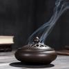 Small Antique Ceramic Incense Burner for Indoor Aromatherapy and Tea Ceremony