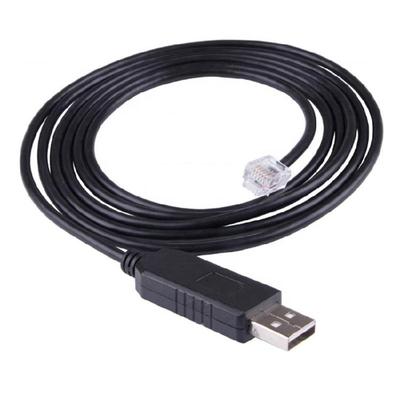 USB zu RJ12 RS232 Serielles Kabel mit Überstromschutz Schnelle Übertragung für sichere und effiziente Nutzung 180CM