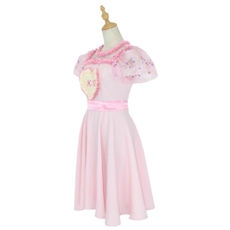 Movie K-12 Cosplay Costume Full Sets Pink Purple Dress Uniform Suits for Women Outfit Halloween Carnival Party Clothes Roleplay
