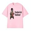 Frederick Fazbear The Fancy Bear Fnaf T Shirts Men Women Funny Meme Graphic Print T Shirt Male Vintage Gothic Humor Tops Tshirt