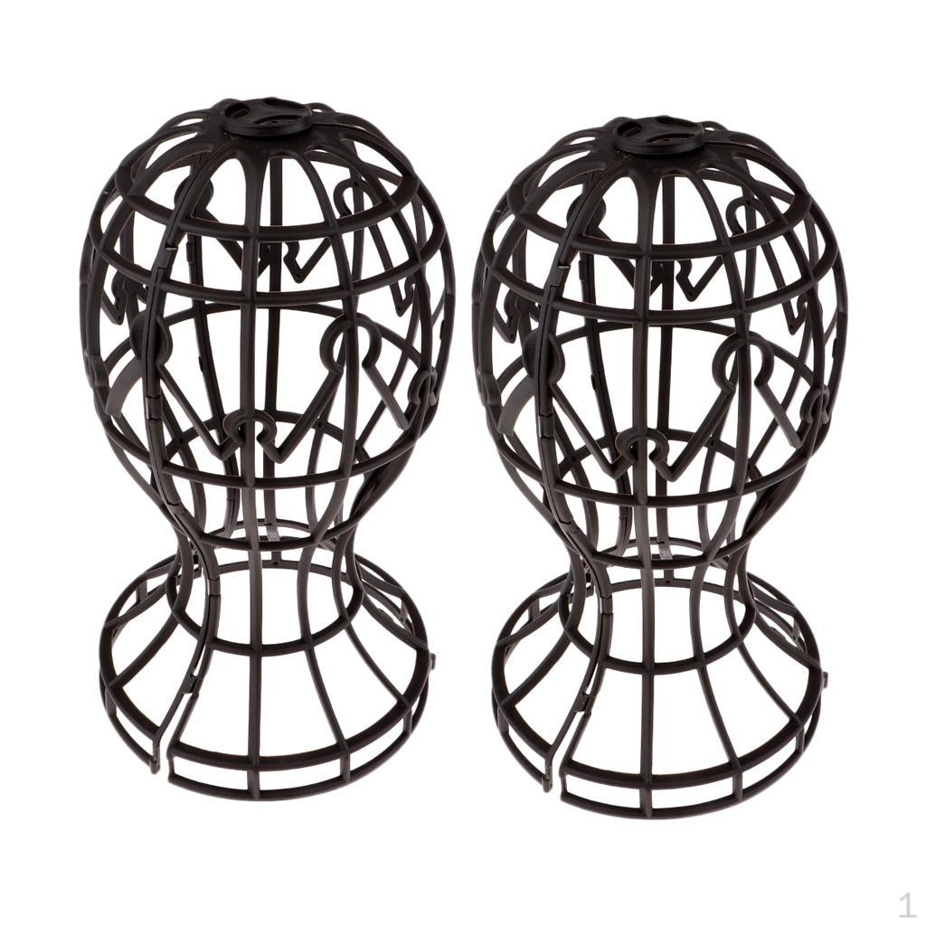 

Folding Holder Drying Rack Accessories Hat Display Brown 2x