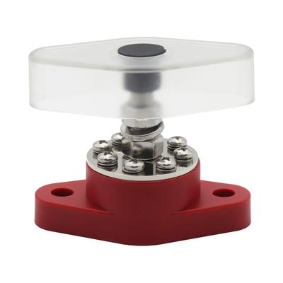 Morsettiera per perno di distribuzione con perno di distribuzione 180A Morsettiera per 8 morsetti DC48V con coperchio trasparente