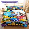 Blox Fruits Pattern Bedding,Quilt Set Quilt Cover Pillowcase Home Birthday Gift(1 * Duvet Cover + 2 * Pillowcase, Without Core)