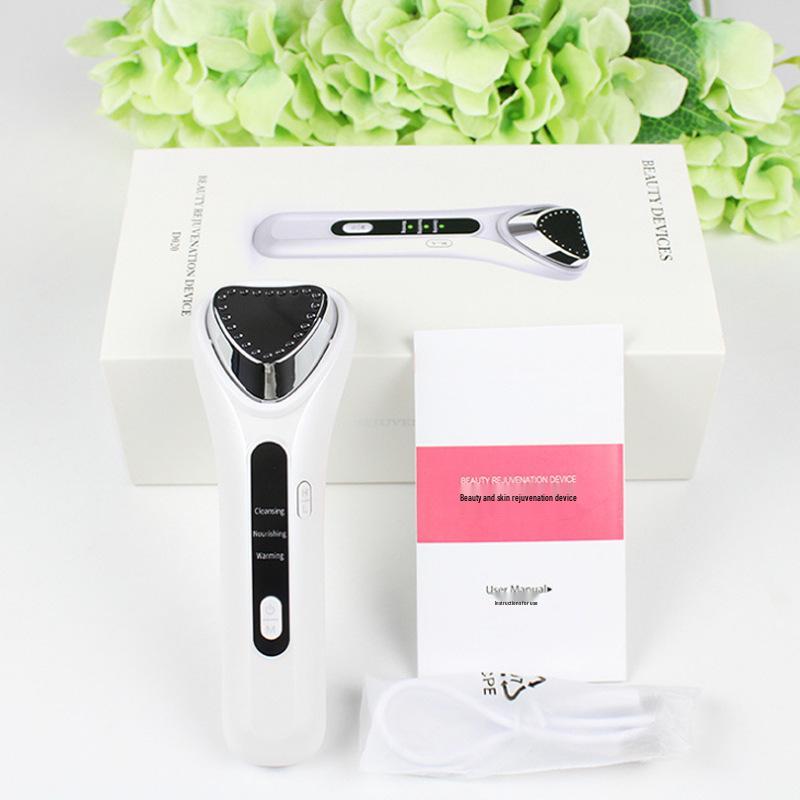 Ultrasonic Thermal Skin Essence Ion Device for Facial Lifting & Firming