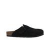 Boston Soft Footbed Suede Black Unisex Sneakers 0660471