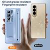 S-Pen Slot Folding Phone Case, Shockproof Built-in Bracket Fashion Design Cover for Samsung Galaxy Z Fold 4 5 6 7