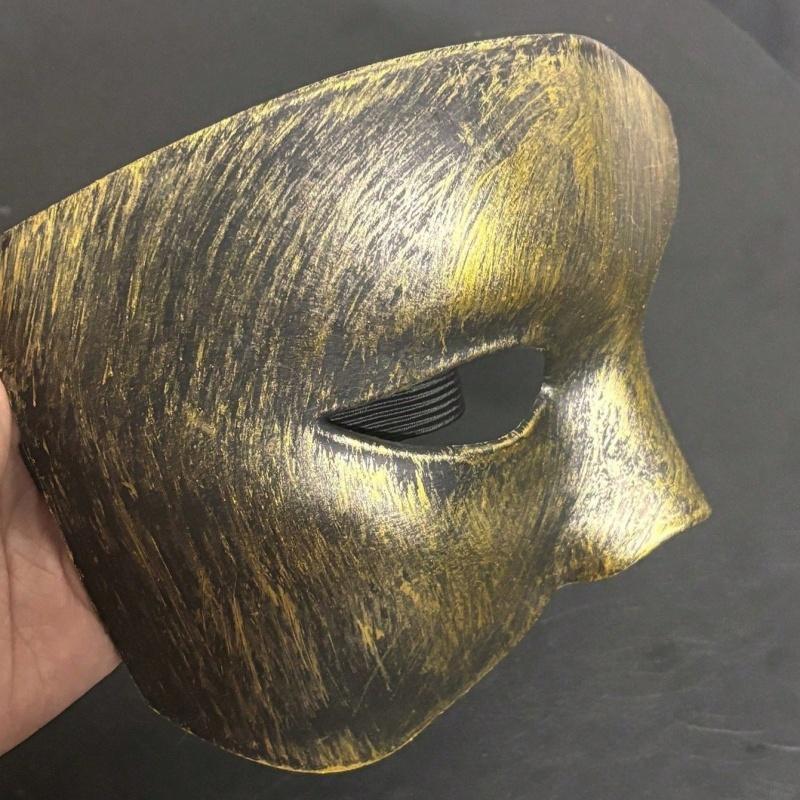 1piece Retro Mask, Half Face Prince Theme, Adult Accessories Costume Party, Antique Opera Ball Party Nightclub Mask Decoration
