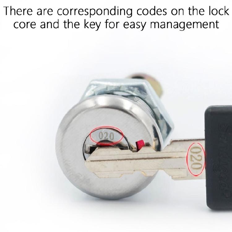 2Pcs Cabinet Insert Linkage Tool Box Lock Zinc Alloy Drawer Lock with Key Universals Cabinet  Tool Box Lock Enduring