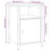 Nightstand Sonoma Oak 40 x 42 x 60 cm Particleboard