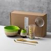 Japanese Style Matcha Tea Set Bamboo Whisk Scoop Ceramic Matcha Bowl Traditional Indoor Handmade Tea-making Tools 4/5pcs/set