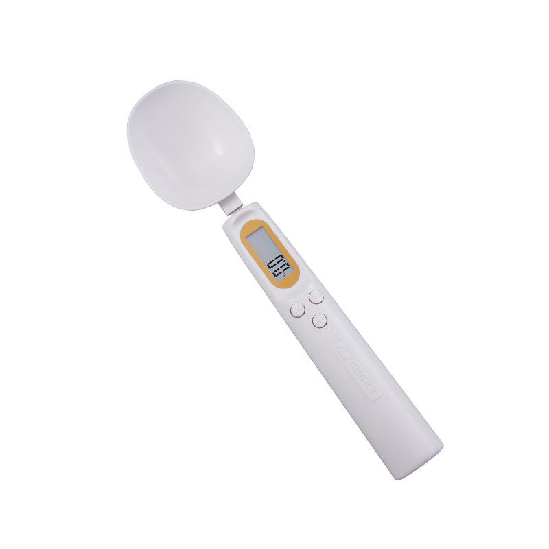 USB Rechargeable Digital Spoon Scale, 0.1g Precision Mini Weighing Spoon, Kitchen Baking & Pet Food Measuring Scale