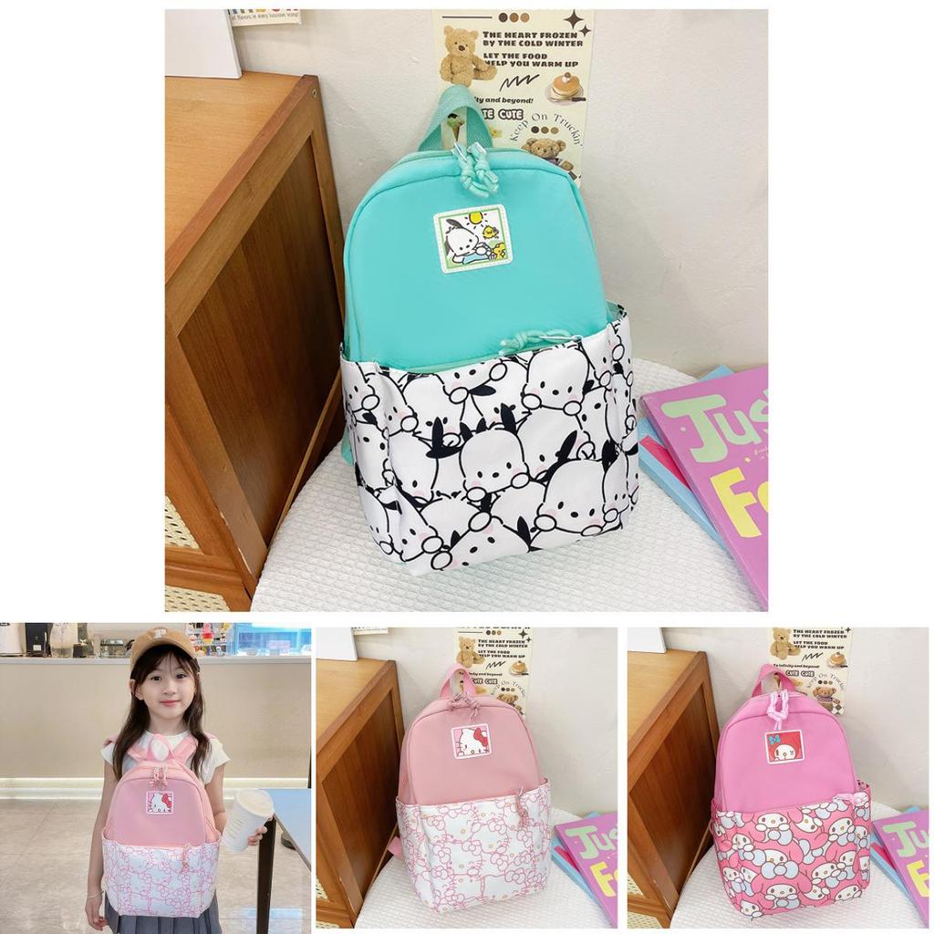 Cute Nylon Backpack For Preschoolers Trendy And Comfortable Cartoon Print