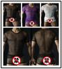 Men's Trendy Transparent Mesh Short Sleeve Performance Underwear - Breathable Hot Style