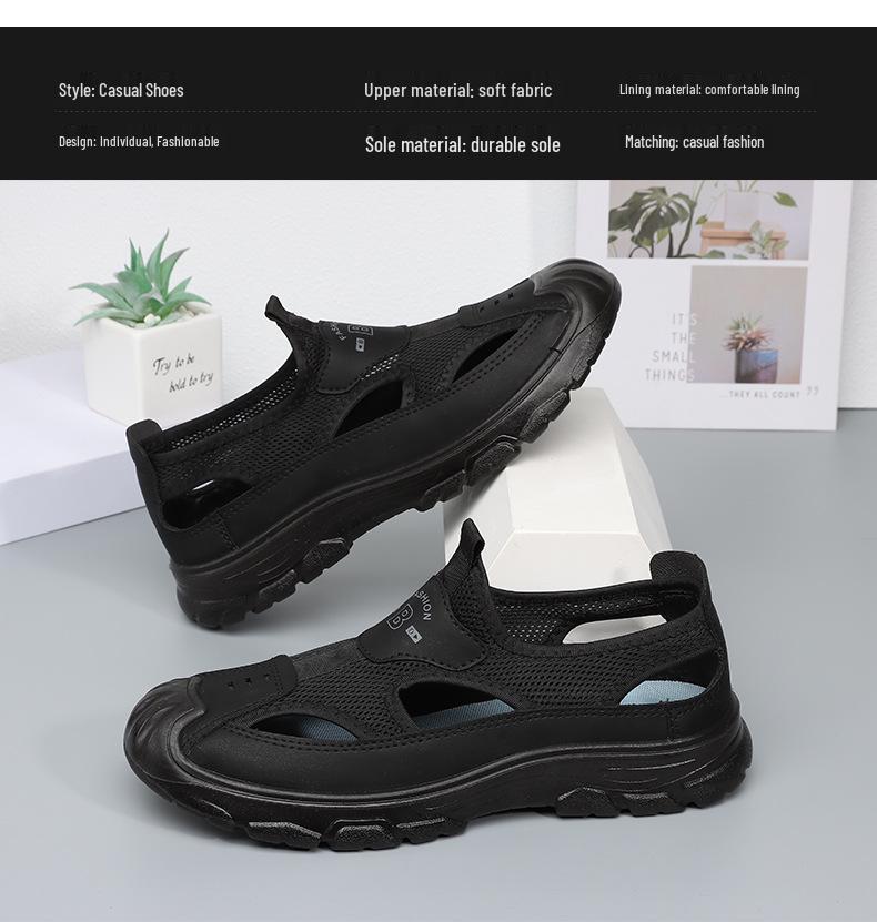 Men's Summer Sandals: Lightweight Outdoor Beach and Hiking Water Shoes