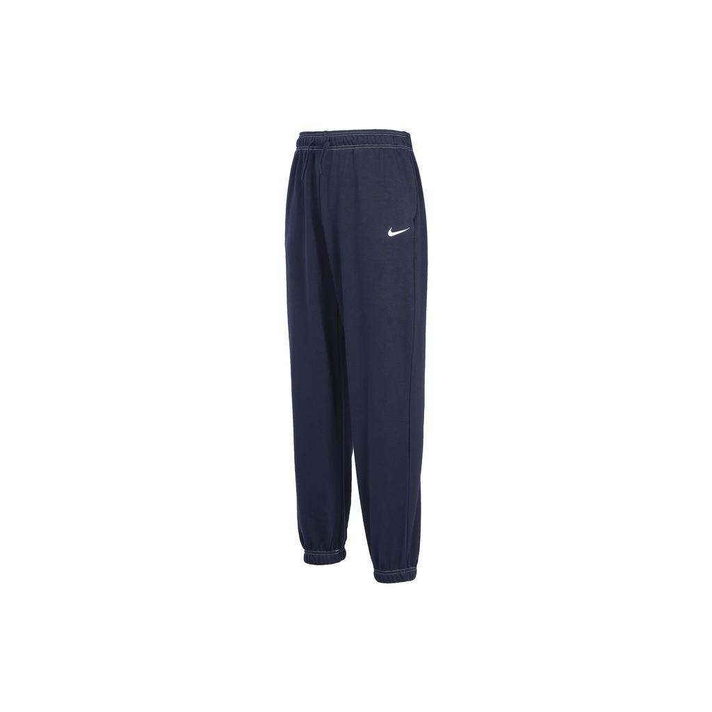 Nike Sportswear French Terry Logo Jogger Pants Women Bottoms Obsidian DZ6303-451