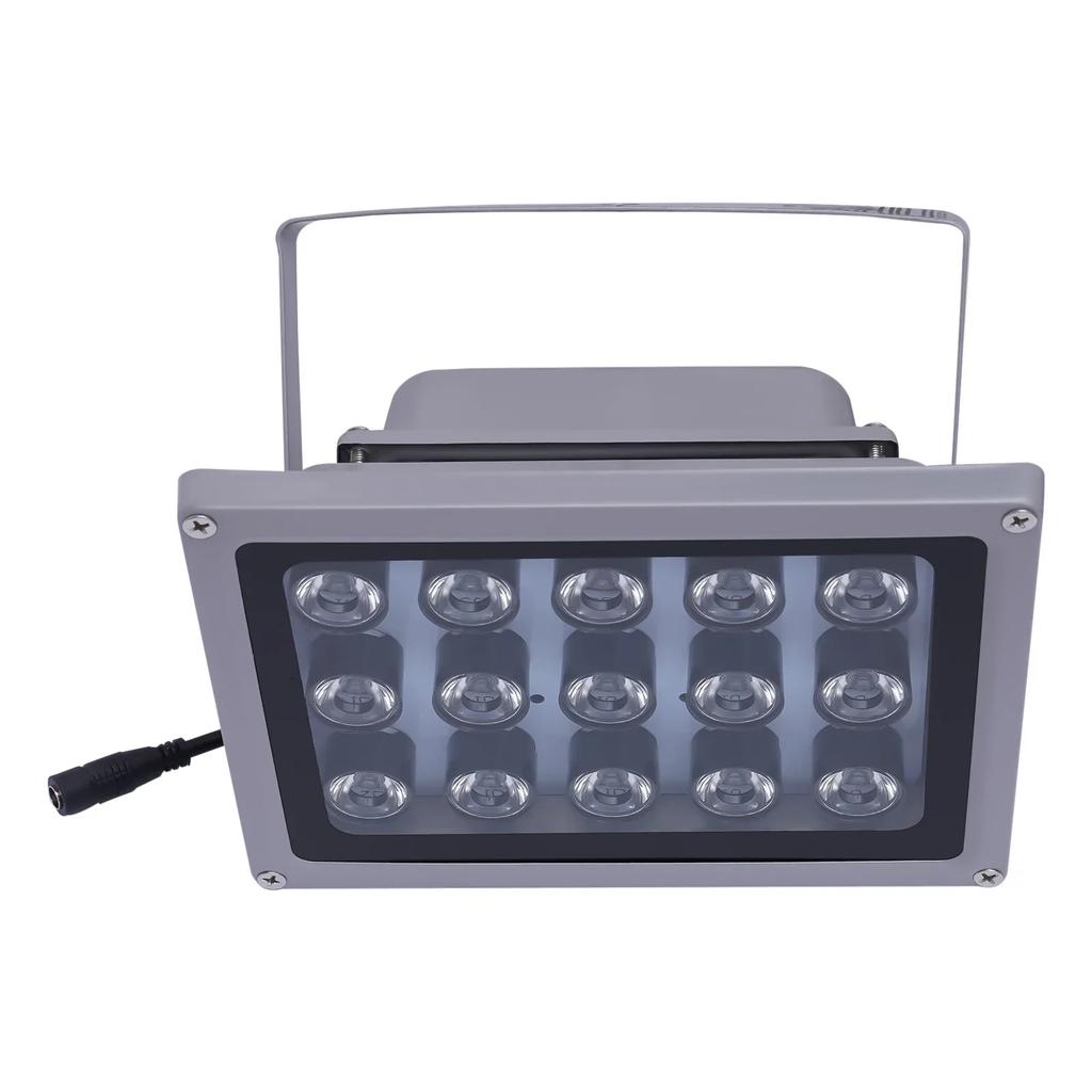 IR Spotlight 15 LED Infrared Wide Angle Headlight Night Vision Light Illuminator Lamp Waterproof Outdoor Surveillance Camera