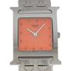 Heure H Watch Watches HH1.510 OrangeDial Stainless Steel Quartz Analog Display Boys Used