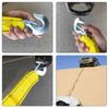 3 Ton Capacity Tow Strap Hooks Included Towing Pull Rope Trailer Straps  Road Emergency
