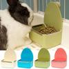 Hanging Design Pet Cage Feeder Anti Spill Small Animals Food Dispenser Steady Pet Food Bowl  Rabbit