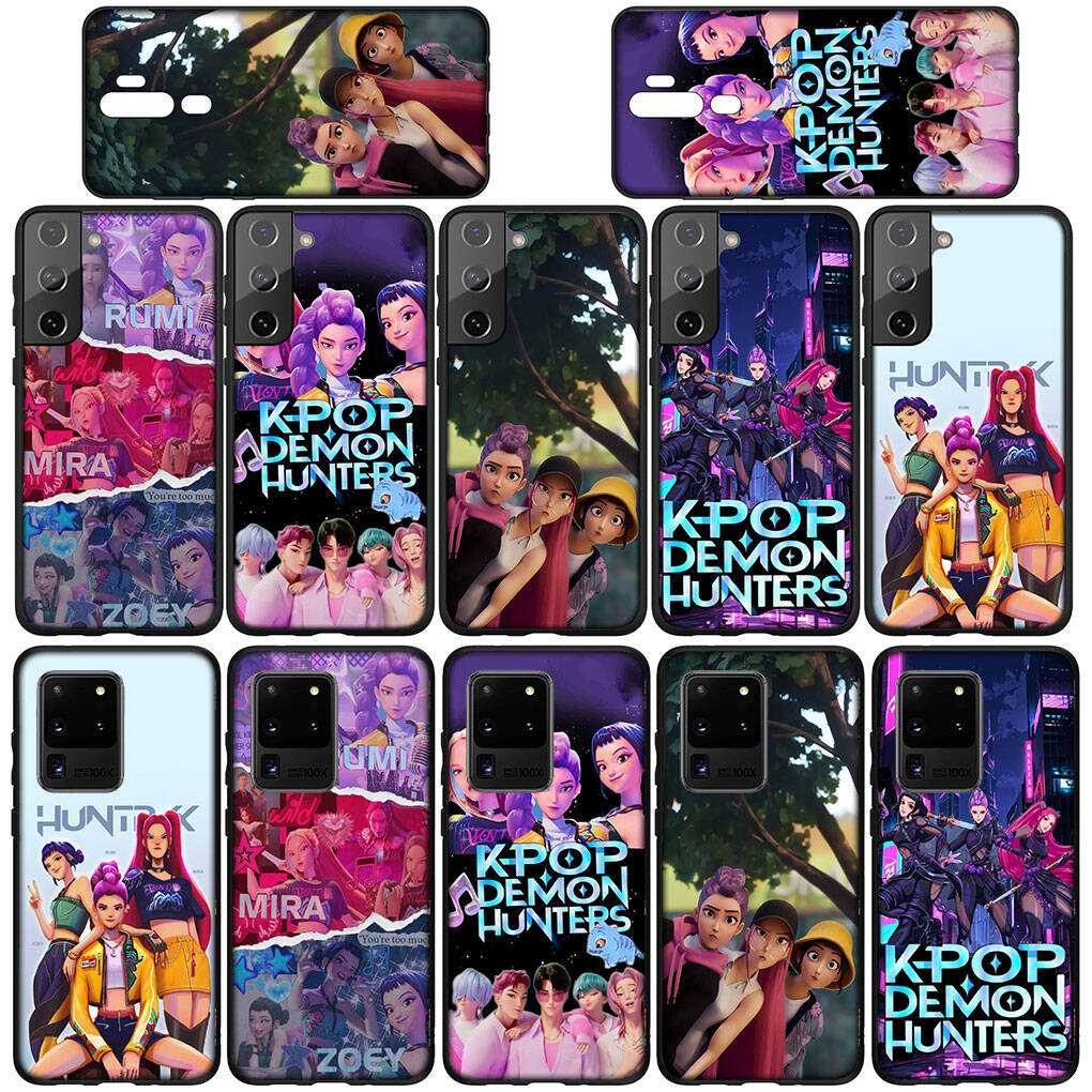 For Samsung Galaxy S25 S24 S23 iPhone 17 16 15 Xiaomi Redmi Note 14 13 12 Plus Pro Max A57 Phone Case Zoey KPop Mira Demon Rumi Hunters X OPPO Huawei