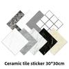 10pcs Imitation Marble 3D Foam Wall Sticker Self Adhesive Renovation Tile Sticker  Room Decor