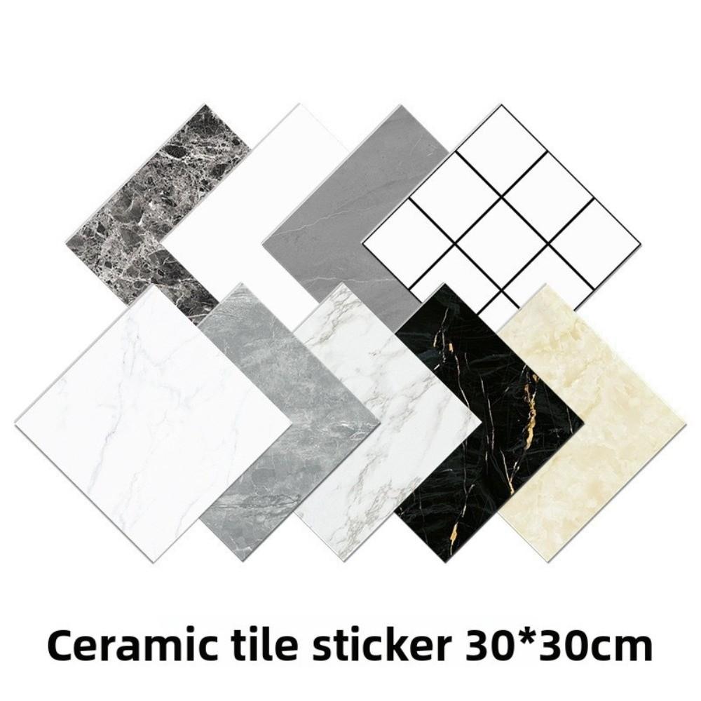 10pcs Imitation Marble 3D Foam Wall Sticker Self Adhesive Renovation Tile Sticker  Room Decor