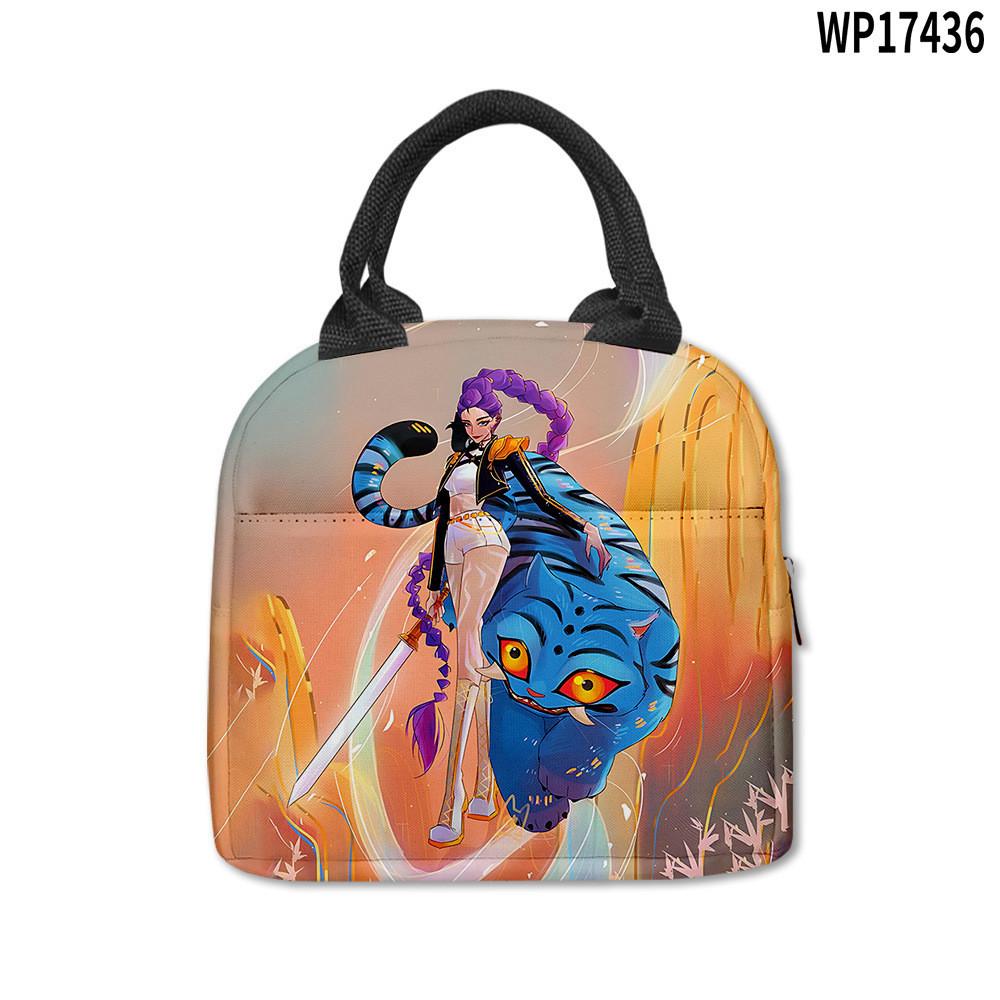 3d Movie Kpop Demon Hunters Portable Ice Pack Bag With Handle For Everyday Meals
