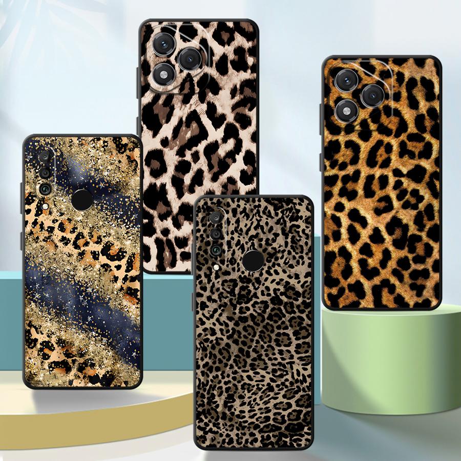 Funda Phone Cover Case for Huawei P Smart 2019 P30 P20 Pro P20 Lite 2018 P20 P40 Lite Leopard Print Pattern