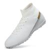 Custom High Top Soccer Shoes Training Football Sporting Goods Used Sport Sneakers Futbol Original Men PVC A3 Rubber Mesh