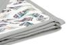 Muslin design bath towel, size 85x85