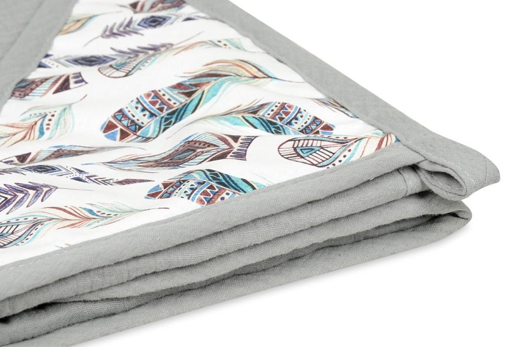 Muslin design bath towel, size 85x85